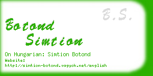 botond simtion business card
